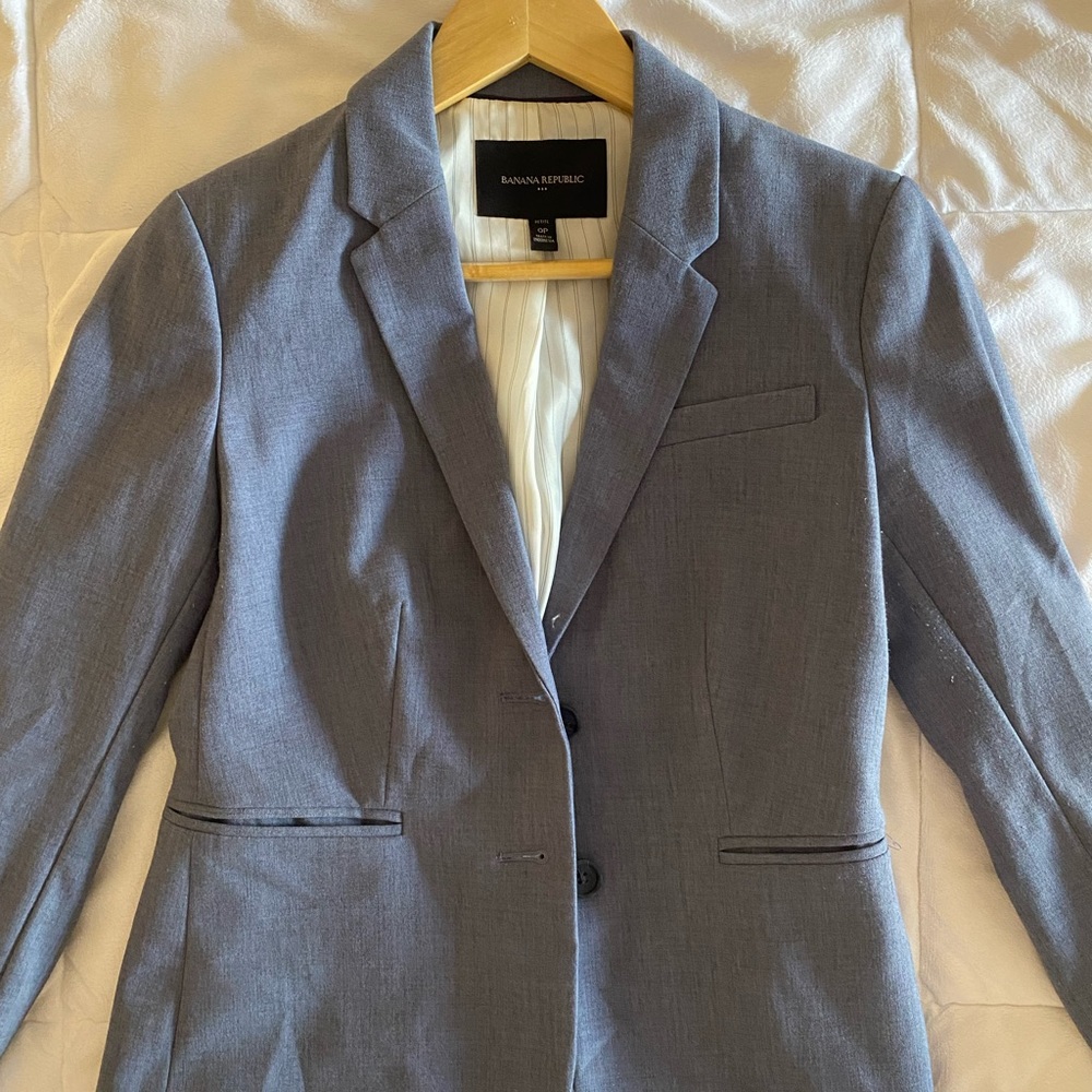 Banana Republic light blue blazer